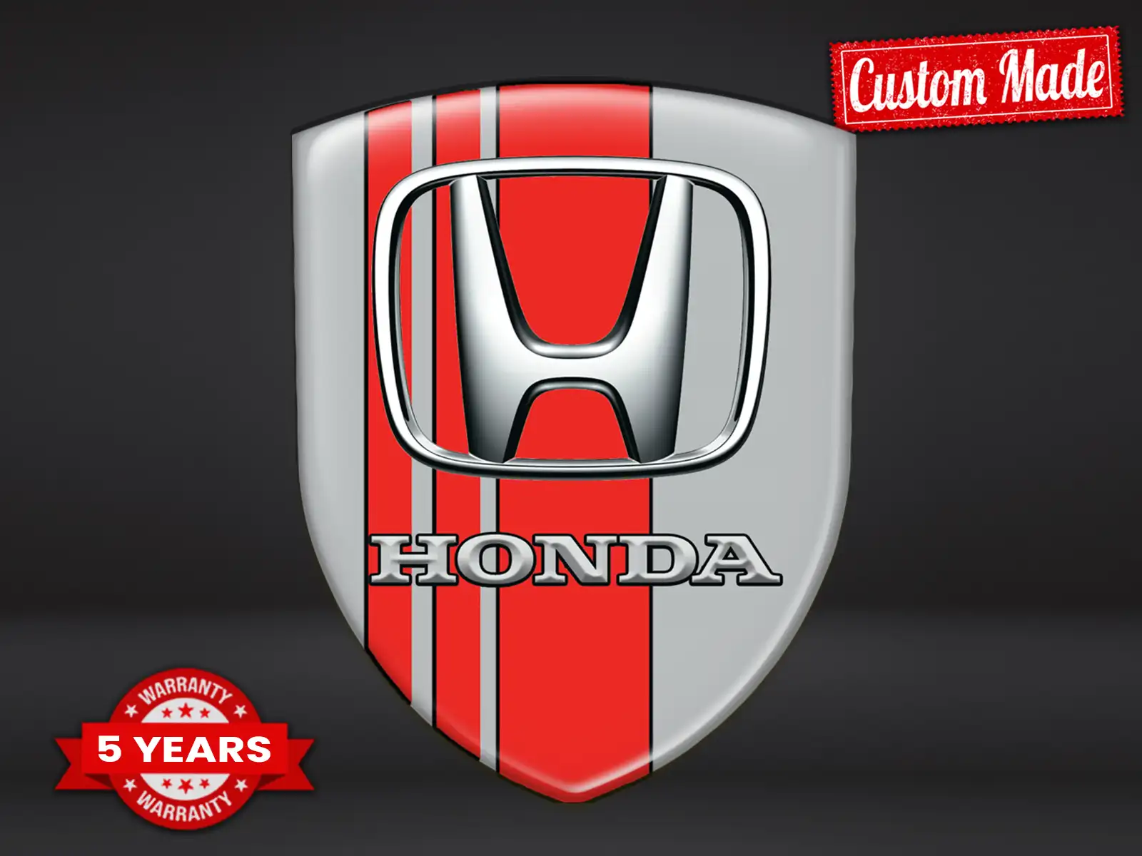 Honda Decalcomanie Auto Resistenti Max Sport Pro Eleganti